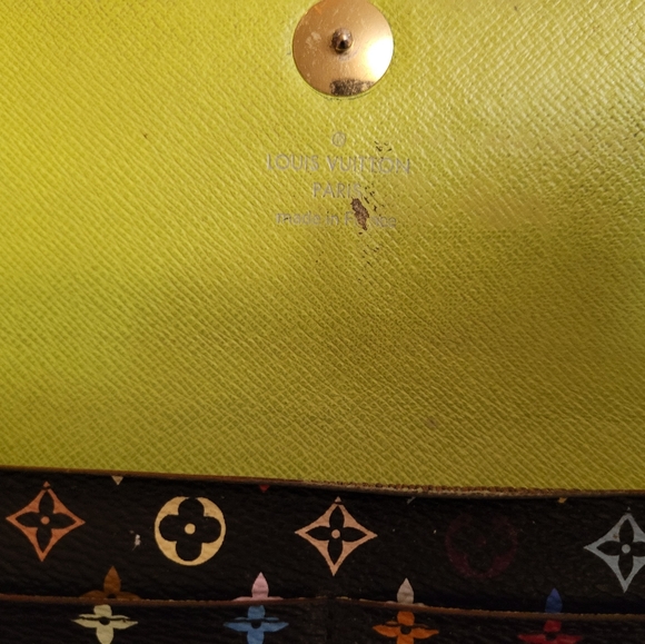 Louis Vuitton Monogram Multicolor Portefeuille Sarah Wallet Black - Picture 4 of 8